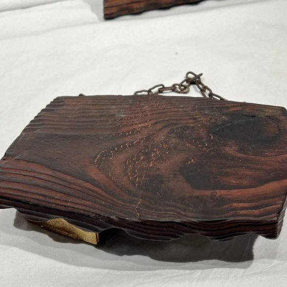 Vintage Berlin Wooden Antique Era Bubble Glass Wall Hanging Souvenir ￼￼ - Picture 4 of 7